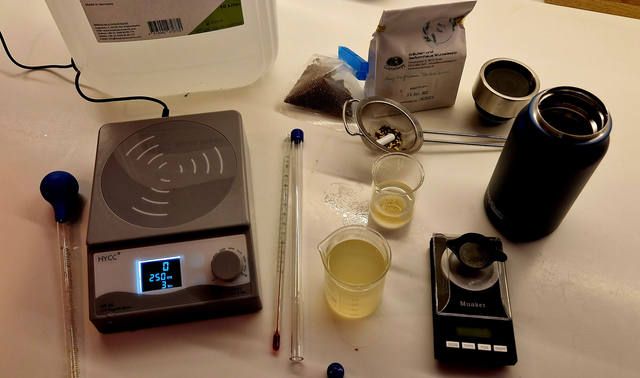 Making the broccoli seed tea